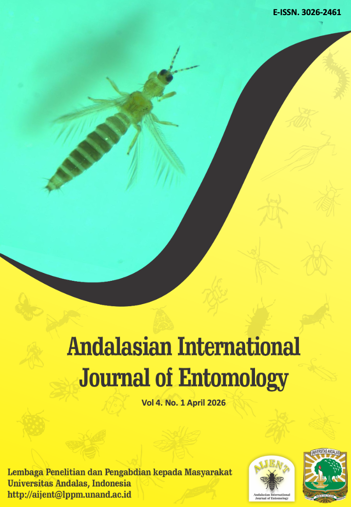 Cover Andalasian International Journal of Entomology